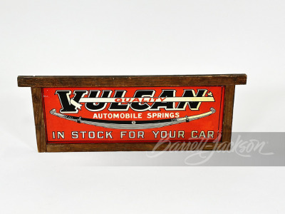 1930S VULCAN AUTOMOBILES SPRINGS TIN SIGN