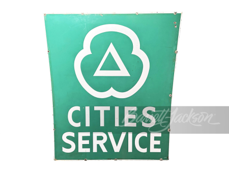 LARGE CIRCA 1940S-50S CITIES SERVICE PORCELAIN SIGN