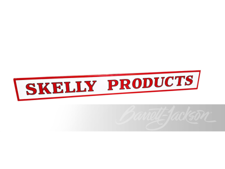 LARGE 1930S-40S SKELLY OIL PRODUCTS PORCELAIN SIGN