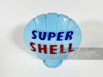 1930S-40S SUPER SHELL GAS PUMP GLOBE