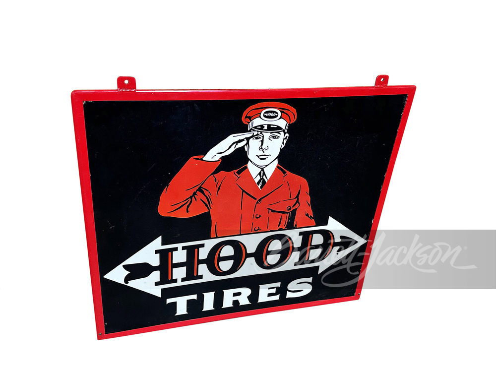 1930S HOOD TIRES PORCELAIN SIGN