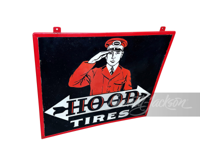 1930S HOOD TIRES PORCELAIN SIGN - 2