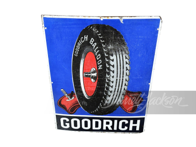 EARLY 1920S GOODRICH TIRES PORCELAIN SIGN