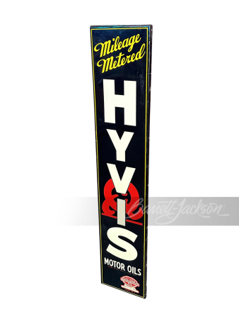 1930S TEXACO HYVIS MOTOR OIL TIN SIGN