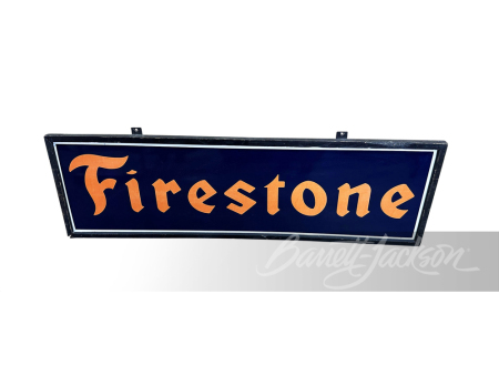 LARGE1930S-40S FIRESTONE TIRES PORCELAIN SIGN