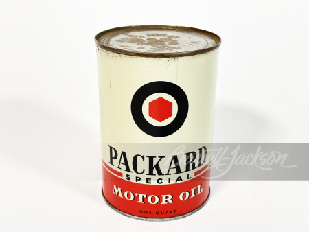 1940S PACKARD SPECIAL MOTOR OIL METAL QUART CAN