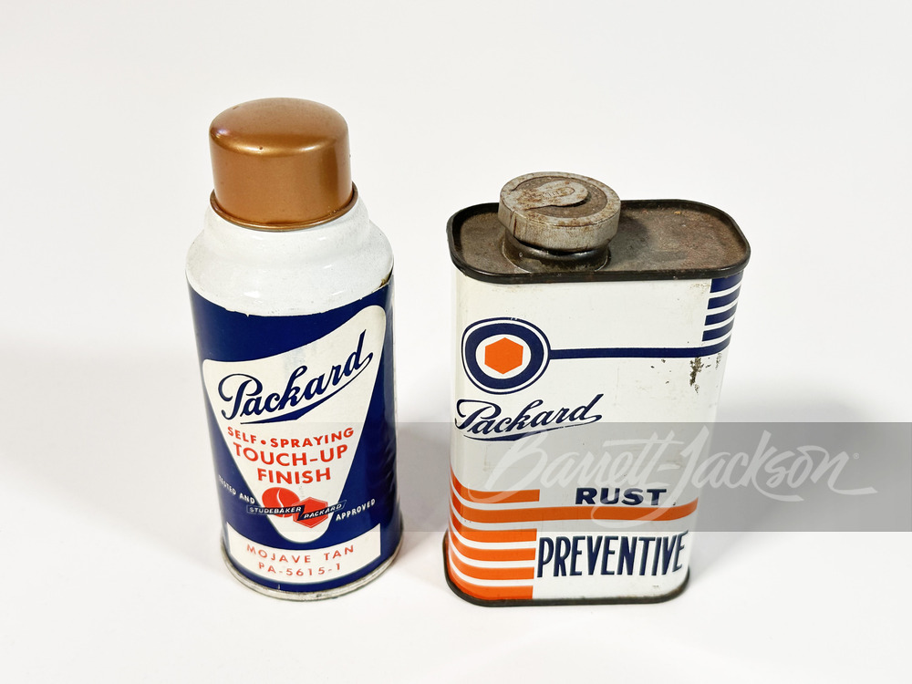 LOT OF TWO VINTAGE PACKARD SERVICE TINS