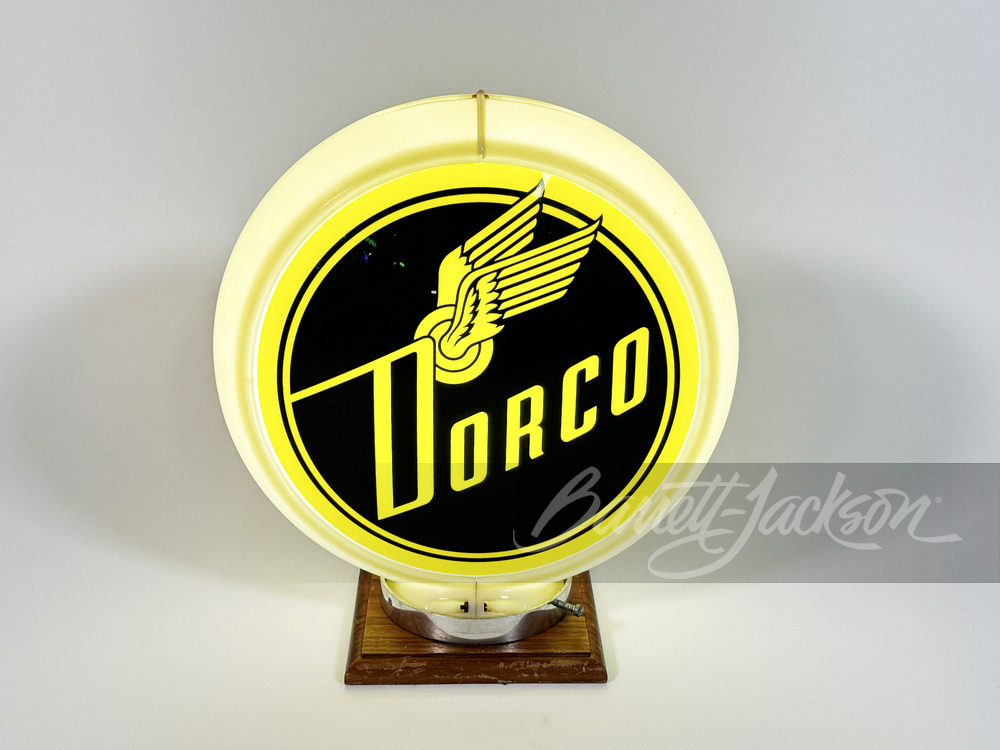 1950S DORCO OIL GAS PUMP GLOBE