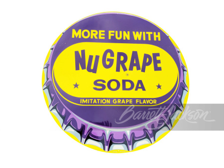 1950S NU GRAPE SODA SIGN