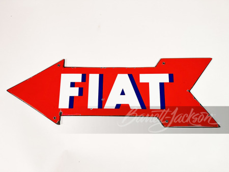 1950S FIAT PORCELAIN SIGN