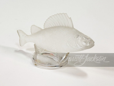 RENE LALIQUE FISH CRYSTAL HOOD MASCOT