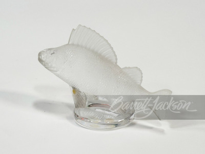 RENE LALIQUE FISH CRYSTAL HOOD MASCOT - 2