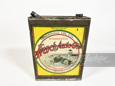 CIRCA LATE 1920S-EARLY '30S FRENCH AUTO OIL 1-GALLON CAN