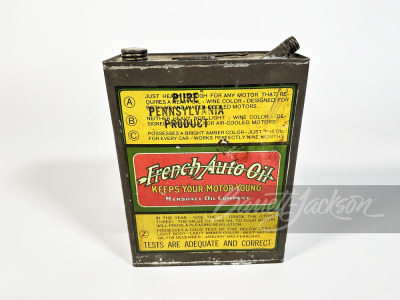 CIRCA LATE 1920S-EARLY '30S FRENCH AUTO OIL 1-GALLON CAN - 2