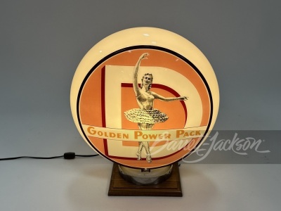 1950S DANCE OIL OF KENTUCKY GAS PUMP GLOBE - 2