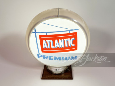 CIRCA LATE 1940S-EARLY '50S ATLANTIC PREMIUM GASOLINE GAS PUMP GLOBE - 2