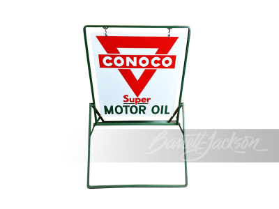 1950S CONOCO MOTOR OIL PORCELAIN SIGN