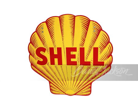 1930S SHELL OIL PORCELAIN SIGN