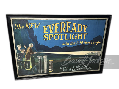 CIRCA 1918 EVEREADY SPOTLIGHT POSTER