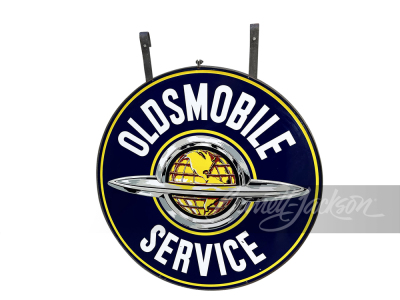 1950S OLDSMOBILE SERVICE PORCELAIN SIGN - 2