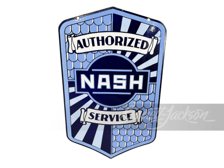 1920S NASH SERVICE PORCELAIN SIGN