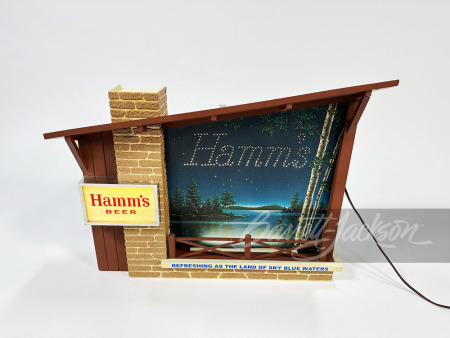 CIRCA 1960S HAMM'S BEER LIGHT-UP SIGN