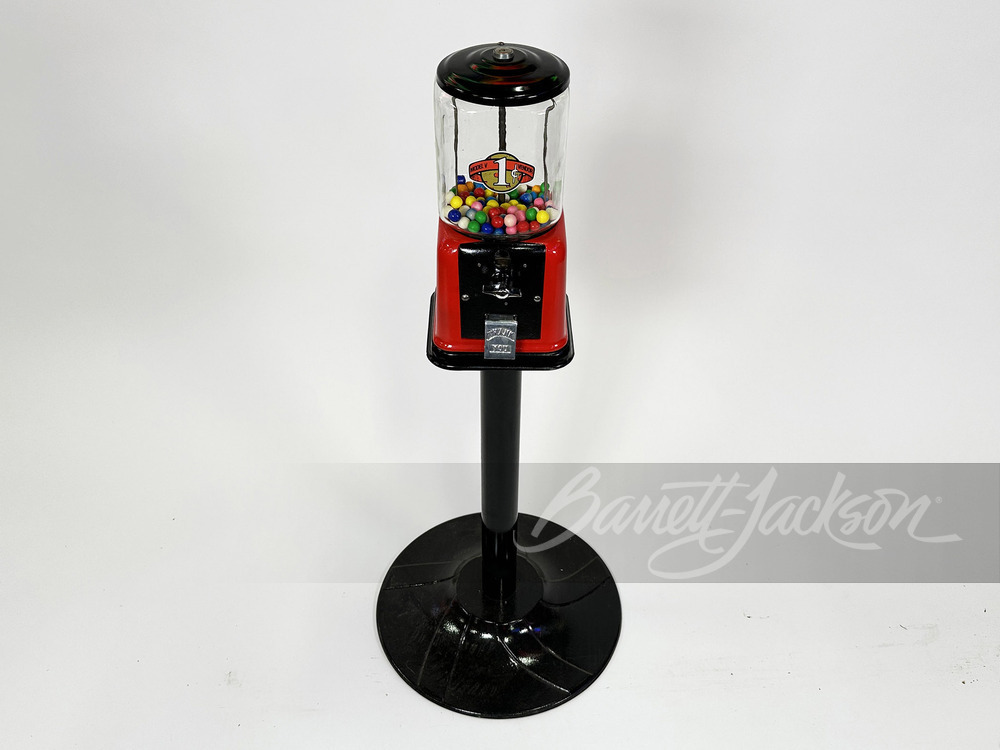 1950S ACORN GUMBALL MACHINE ON STAND