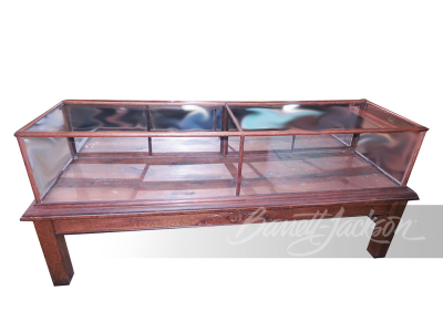 TURN-OF-THE-CENTURY WOODEN DISPLAY CASE