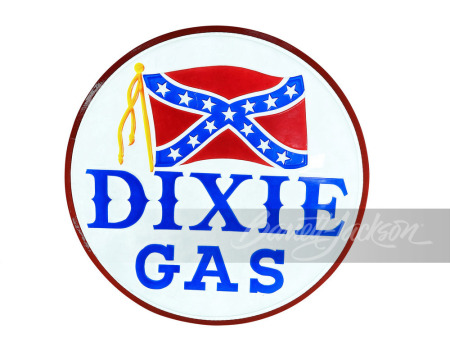 CIRCA 1960S DIXIE GAS LIGHT-UP SIGN