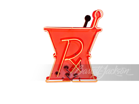 1930S RX NEON PORCELAIN SIGN