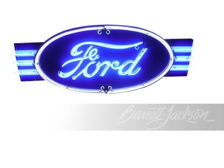 CIRCA 1930S-40S FORD NEON PORCELAIN SIGN