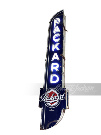 1930S-40S PACKARD AUTOMOBILES NEON PORCELAIN SIGN