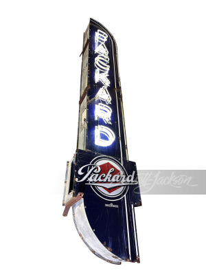 1930S-40S PACKARD AUTOMOBILES NEON PORCELAIN SIGN - 2