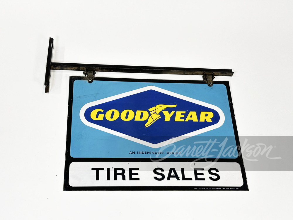 VINTAGE GOODYEAR TIRES TIN SIGN