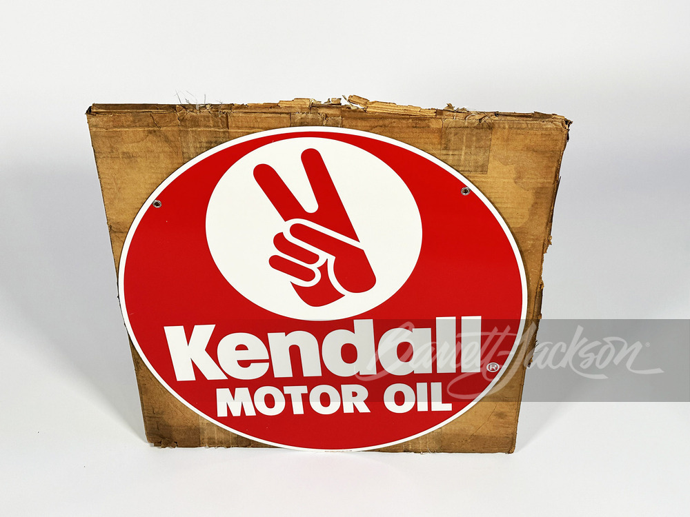 KENDALL MOTOR OIL TIN SIGN