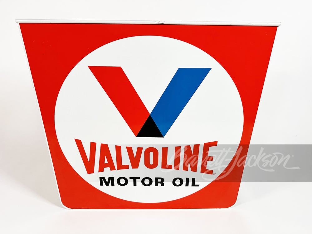 1960S VALVOLINE MOTOR OIL TIN SIGN