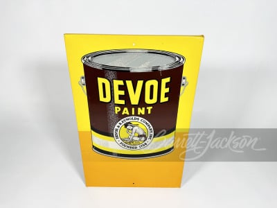 1950S DEVOE PAINT TIN SIGN