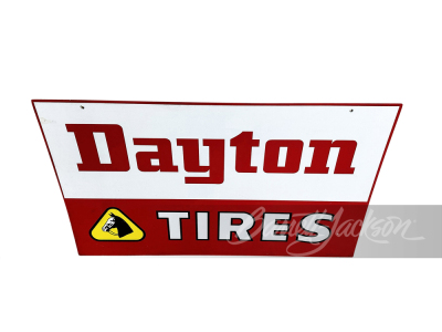 CIRCA 1960S DAYTON TIRES TIN SIGN