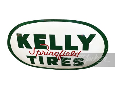 1959 KELLY SPRINGFIELD TIRES TIN SIGN