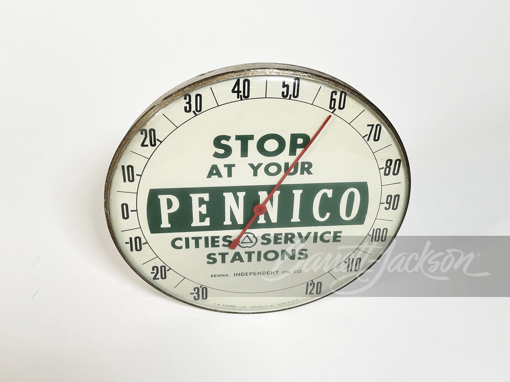 1950S PENNICO CITIES SERVICE DIAL THERMOMETER