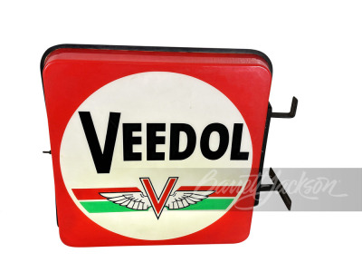 1960S VEEDOL OIL LIGHT-UP SIGN