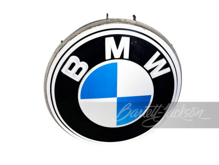 VINTAGE BMW AUTOMOBILES LIGHT-UP SIGN