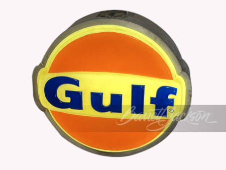 VINTAGE GULF OIL LIGHT-UP SIGN