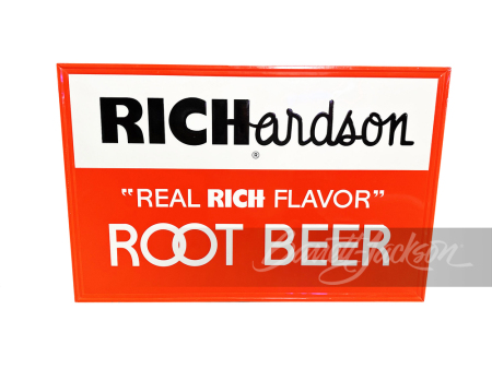 1950S RICHARDSON ROOT BEER TIN SIGN