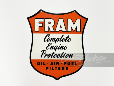 1940S FRAM COMPLETE ENGINE PROTECTION TIN SIGN - 2