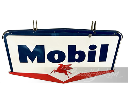 1959 MOBIL OIL PORCELAIN SIGN