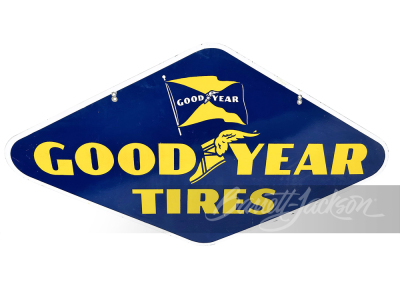 1940S GOODYEAR TIRES PORCELAIN SIGN