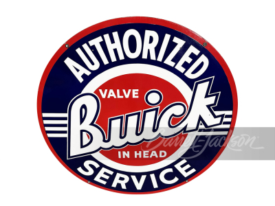 CIRCA 1940S BUICK AUTHORIZED SERVICE PORCELAIN SIGN - 2