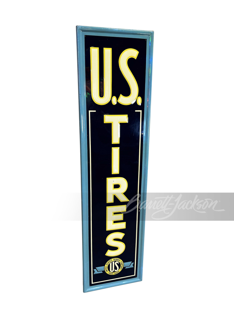 1930S-40S U.S. TIRES TIN SIGN