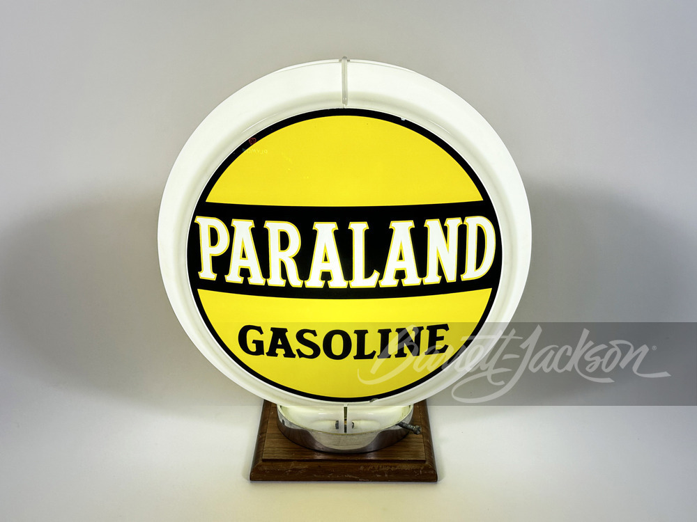 CIRCA 1940S PARALAND GASOLINE GAS PUMP GLOBE